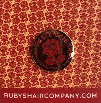 Ruby's Enamel Pin (Chrome)